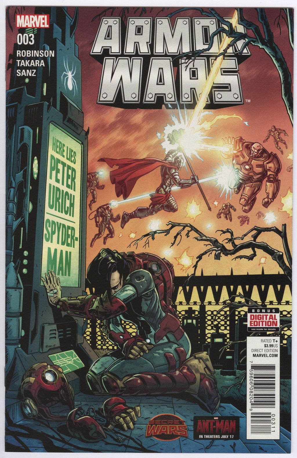 Armor Wars 1-5 Complete Secret Wars Comic Lot Run Set 1st Print Collection