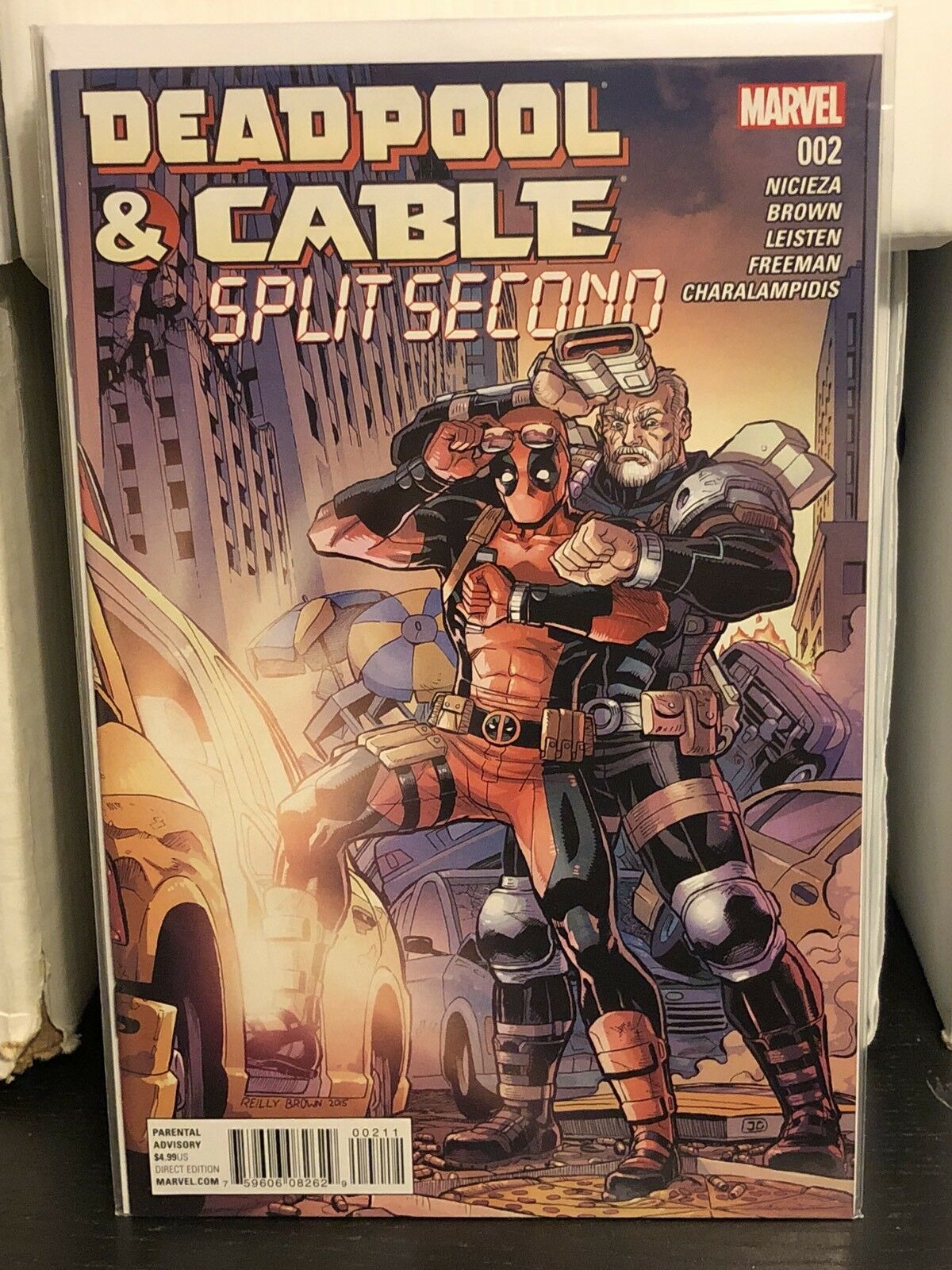 Deadpool and Cable: Split Second #1 and #2 Back To The Future Marvel Wade Wilson