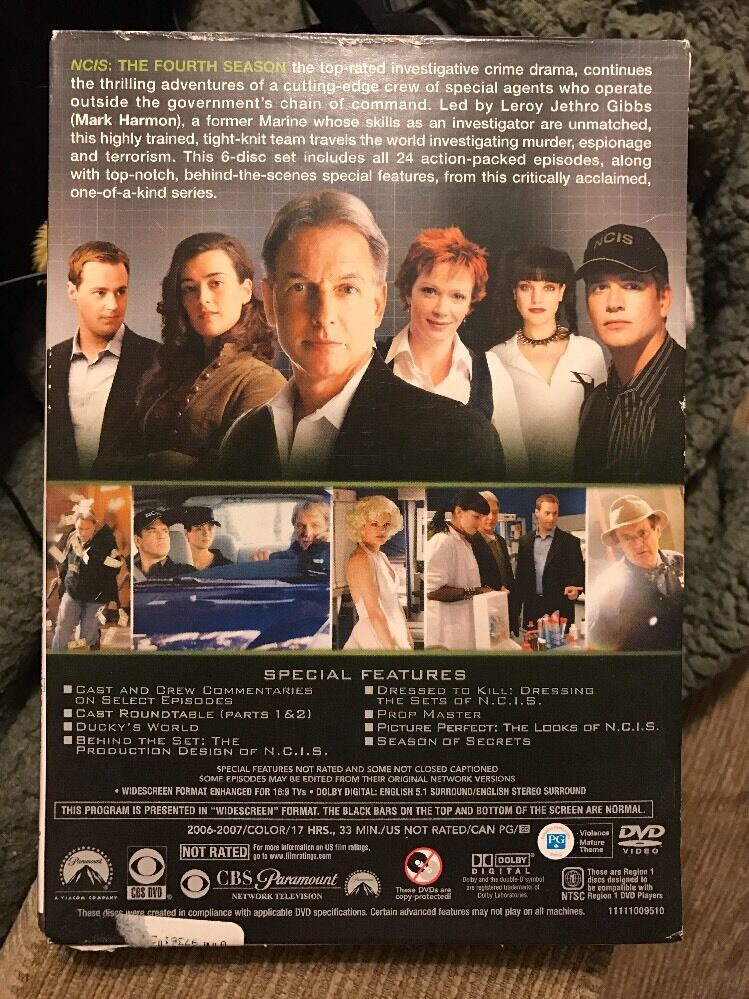 NCIS - The Complete Fourth Season (DVD, 2007, 6-Disc Set, Widescreen)