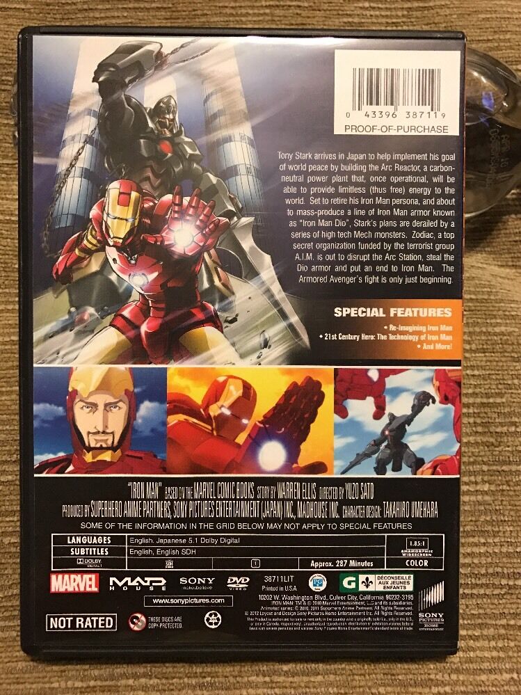 Iron Man: The Complete Animated Series (DVD, 2012, 2-Disc Set)