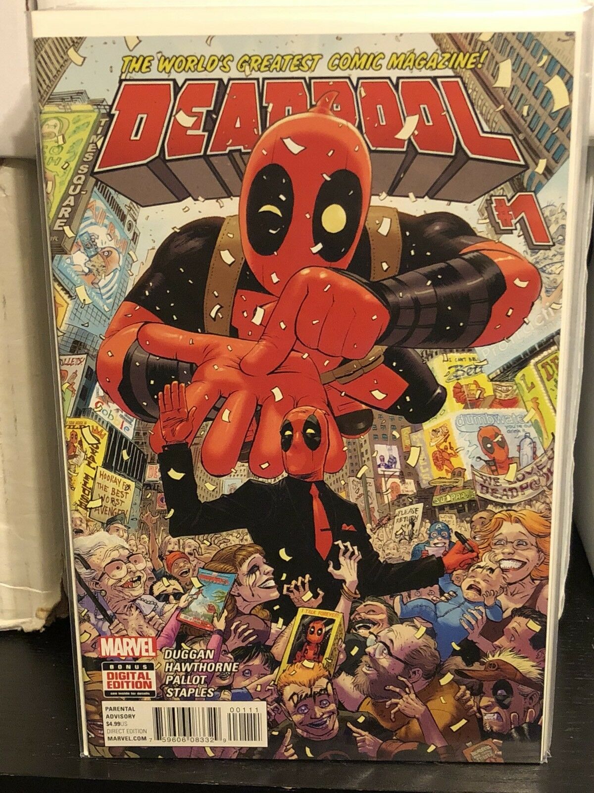 Deadpool #1 -Tony Moore Cover A - Duggan Hawthorne 2016 Marvel Wade Wilson