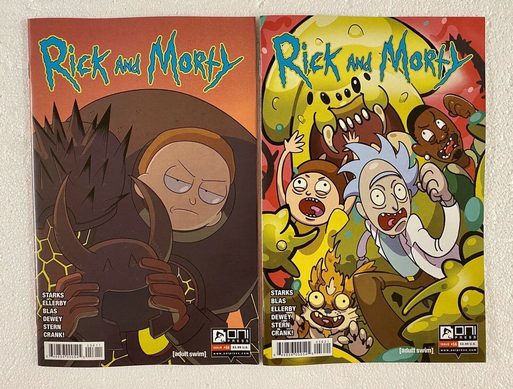 Rick And Morty #56 Cover A Ellerby And B Allen-Mcdowell Set Of 2 Oni Press