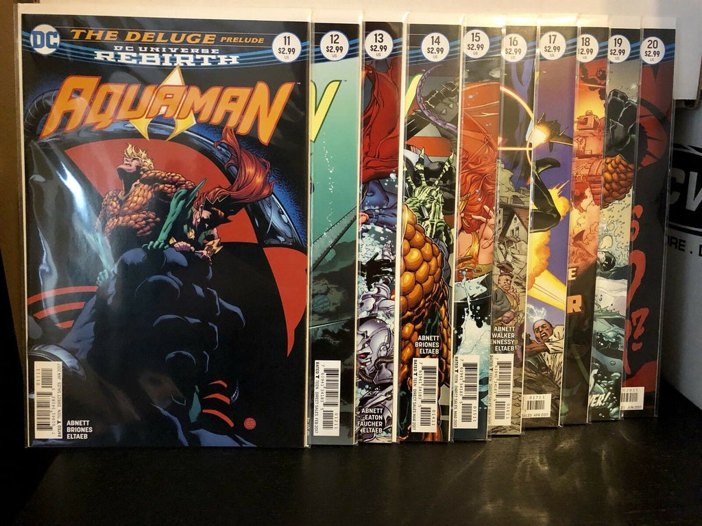 Aquaman #1-34 W/ Rebirth 1 And Annual 1 Complete Set 1st Print 2016 DC Comics