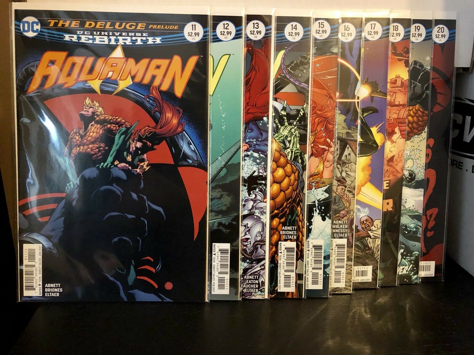 Aquaman #1-34 W/ Rebirth 1 And Annual 1 Complete Set 1st Print 2016 DC Comics
