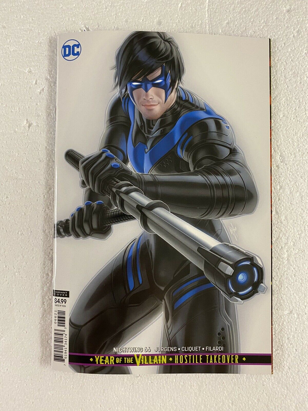 Nightwing #66 Warren Louw Cover B Variant 2019 DC First App Gray Son New Talon