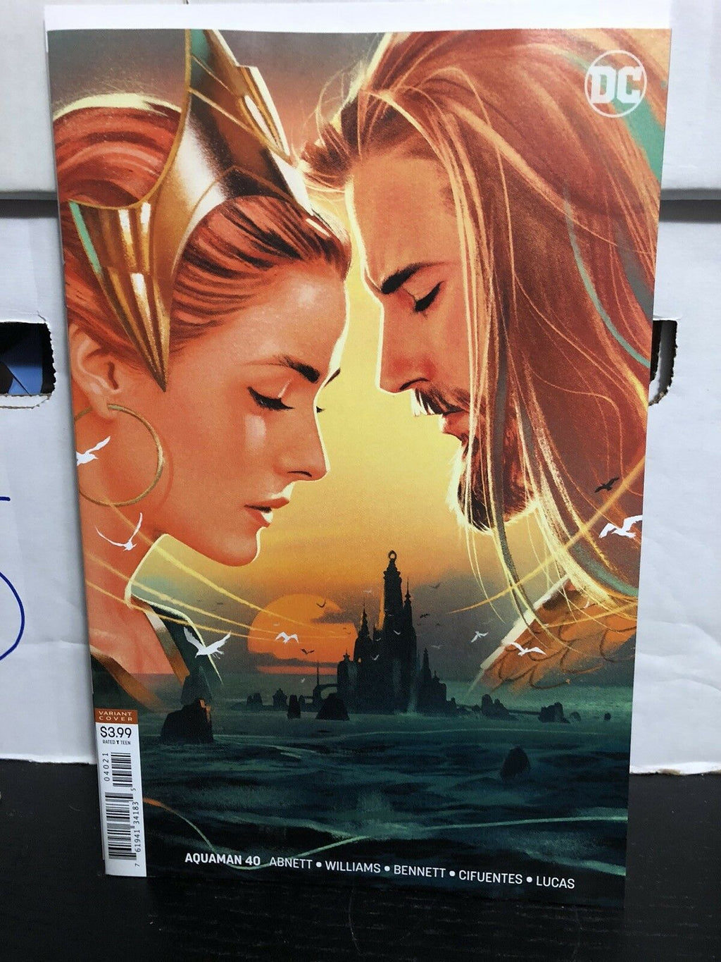 Aquaman #40 Sink Atlantis Joshua Middleton Cover B Variant DC Comics 2018