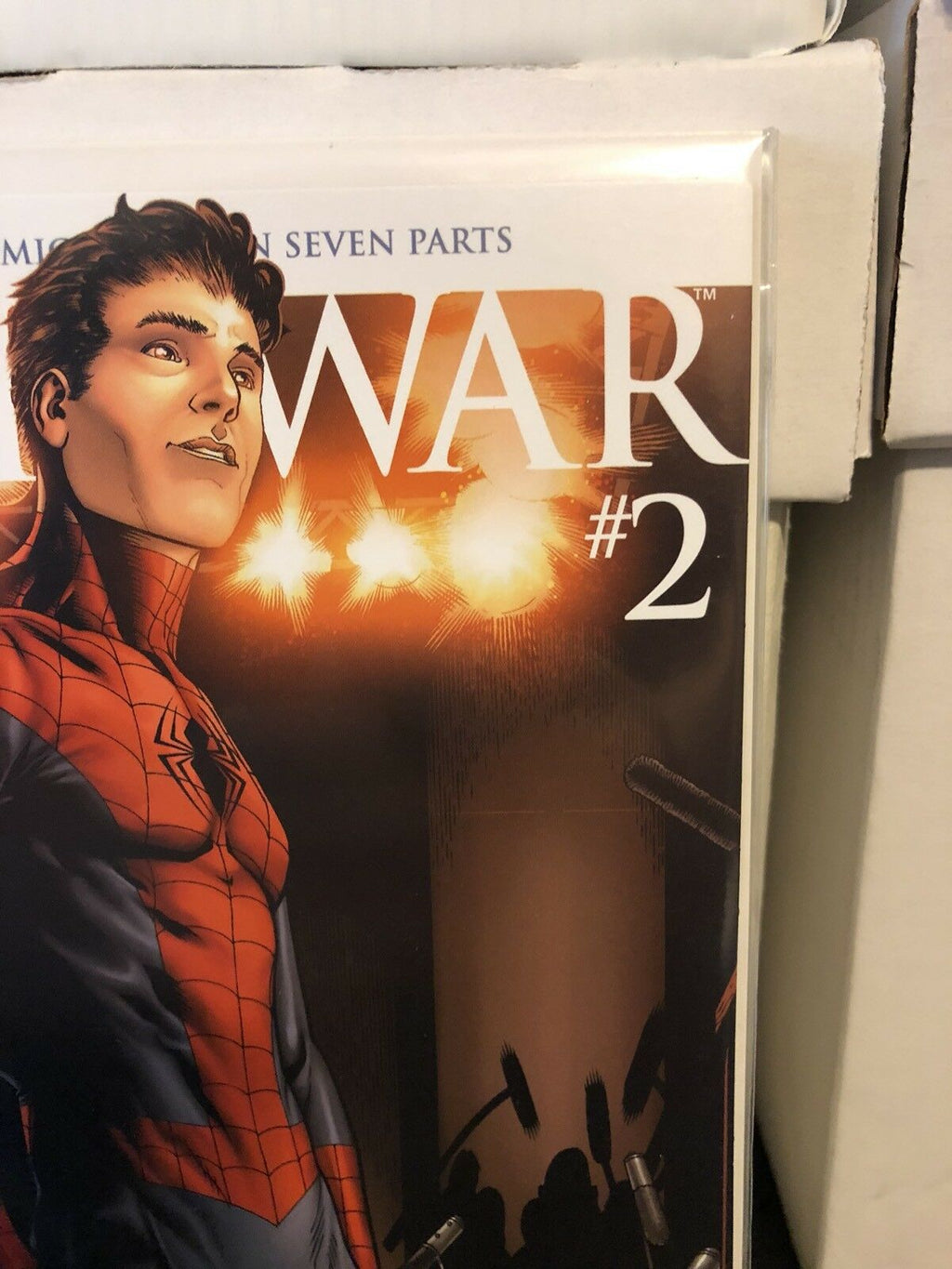 Civil War #2 Michael Turner Spider-Man Unmasked Variant (2006) Marvel Comics
