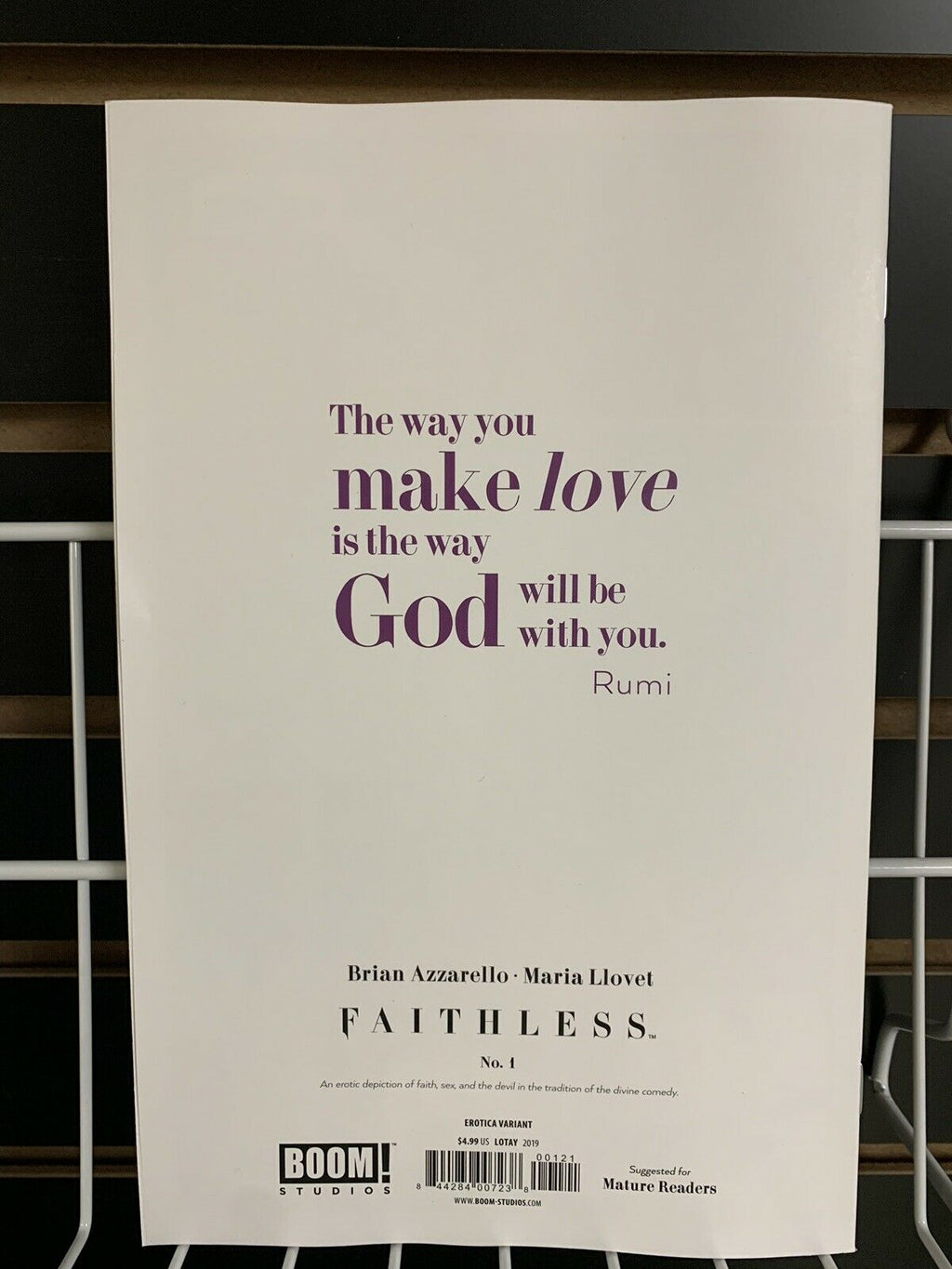 Faithless #1 Lotay Variant Boom Studios Not Polybagged UNCENSORED 2019