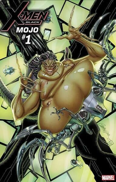 X-Men Black #1 J Scott Campbell Set Of 5 Magneto Emma Frost Juggernaut Mojo 2018