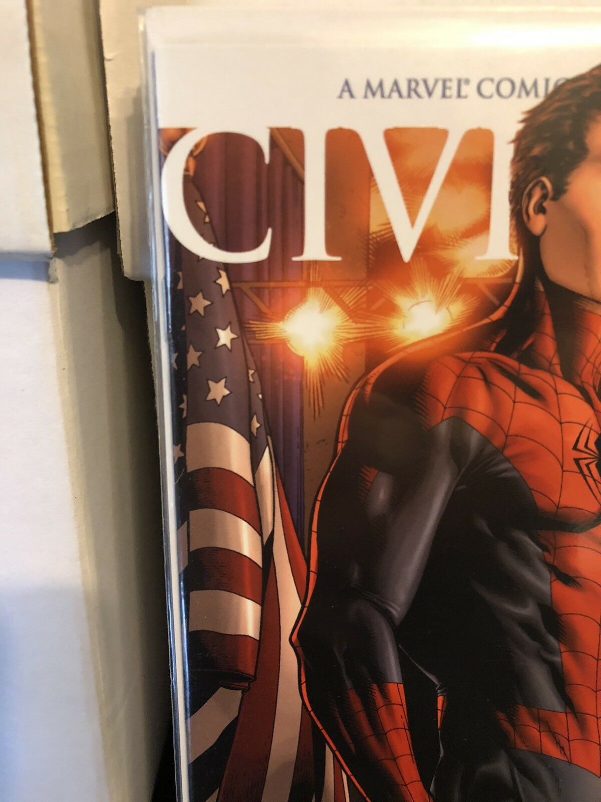 Civil War #2 Michael Turner Spider-Man Unmasked Variant (2006) Marvel Comics