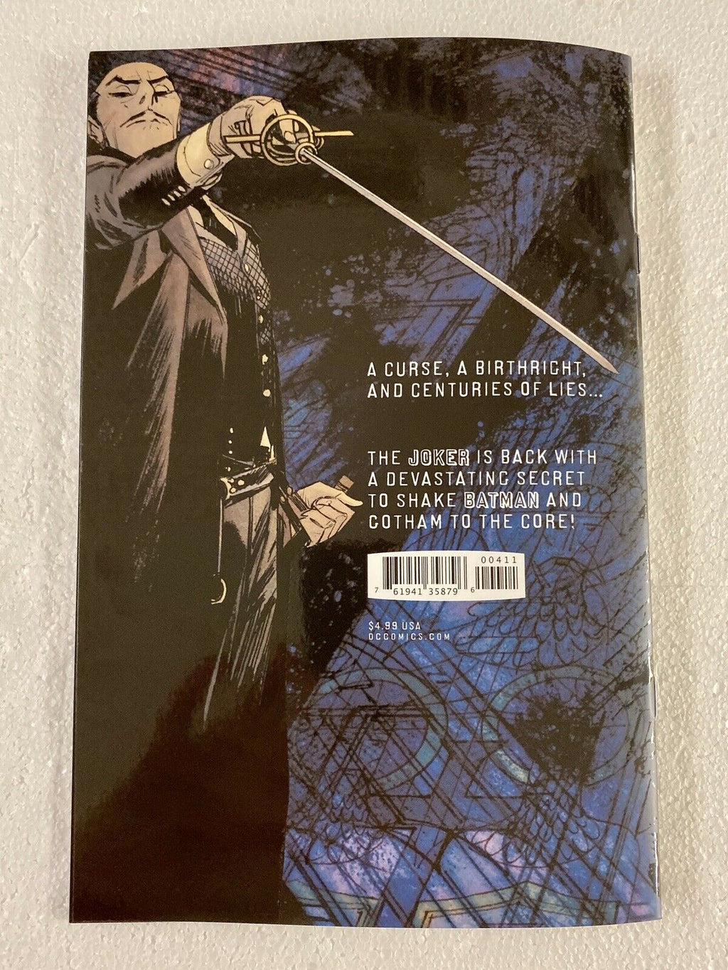 Batman: Curse of the White Knight #4 Cover A  Murphy 2019 DC Comics Black Label