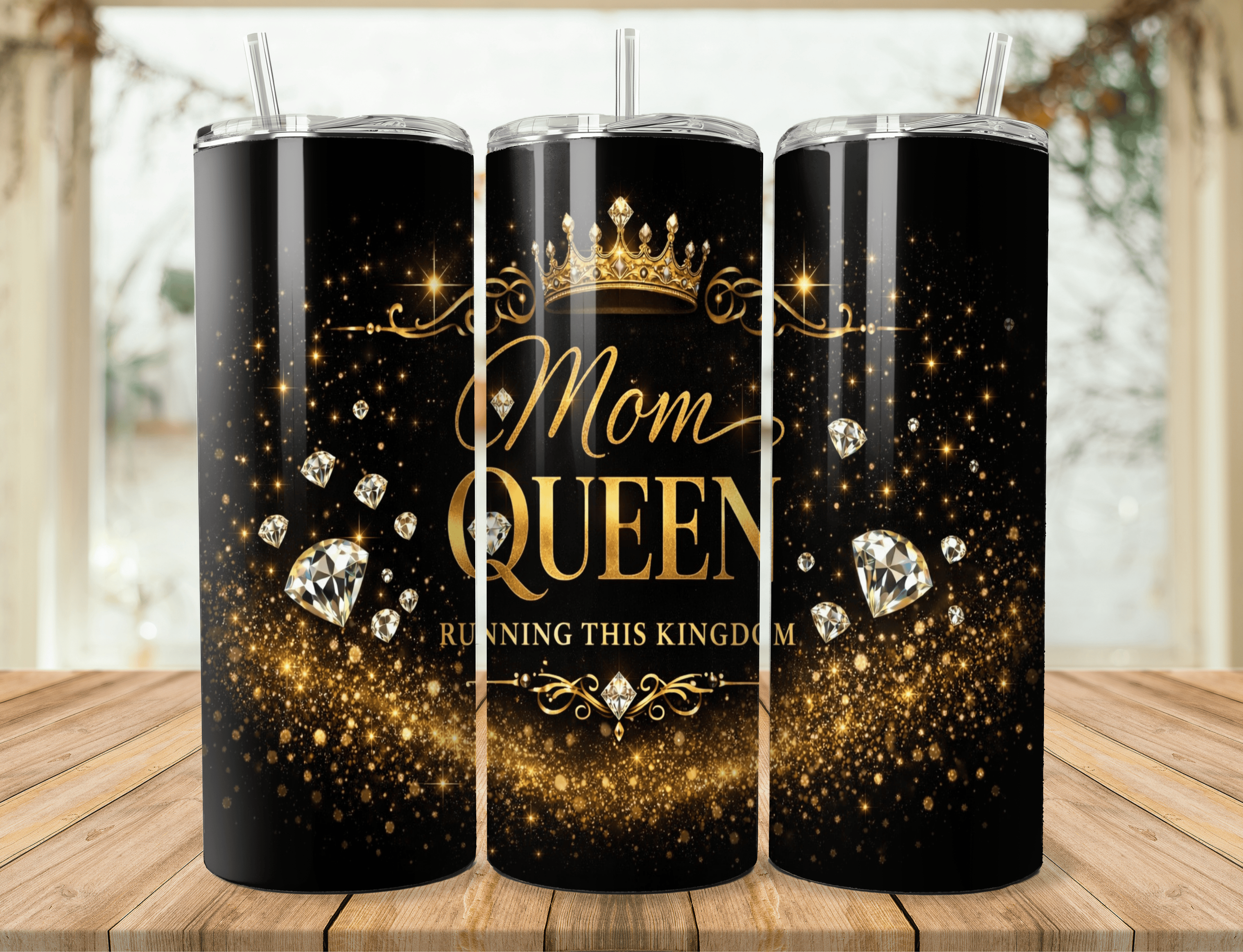 Mom Queen – Running This Kingdom” 20oz Tumbler