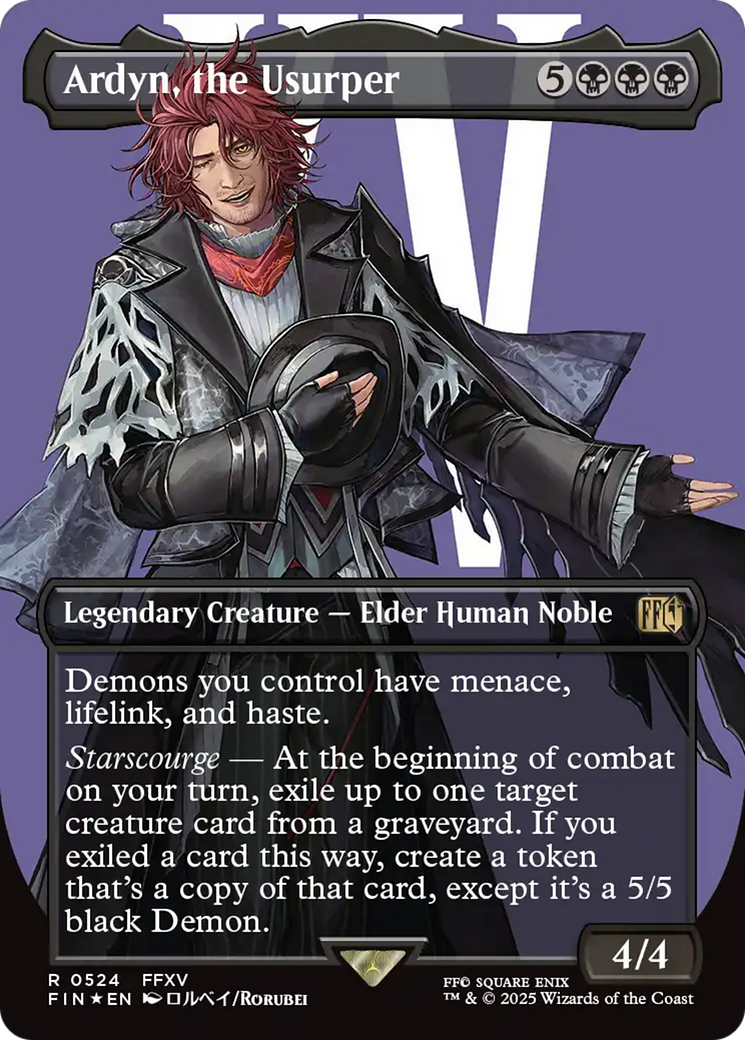 Ardyn, the Usurper (FIN-524) - FINAL FANTASY (Borderless) Foil