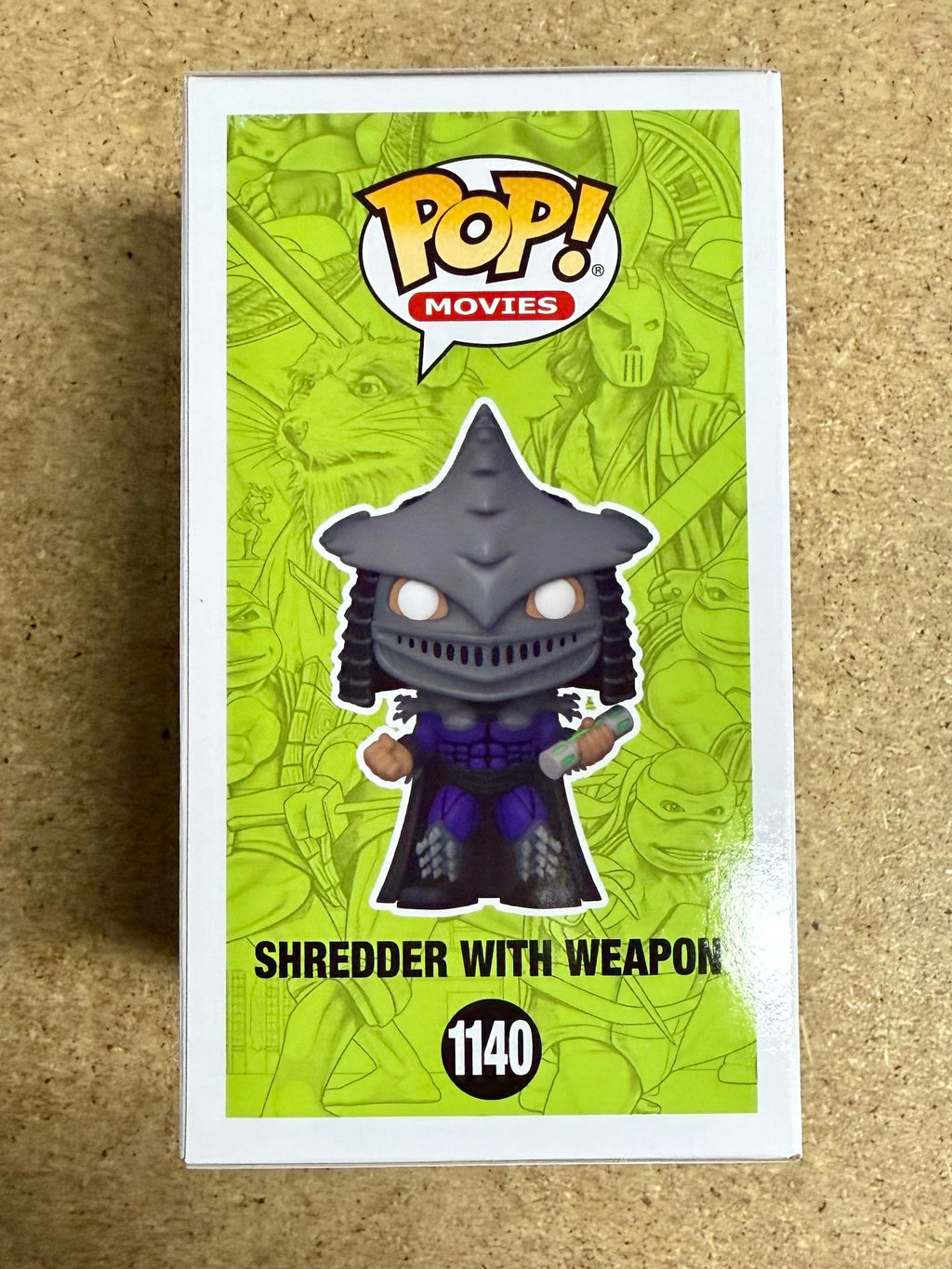 Kevin Nash Signed Shredder Glow Funko Pop! #1140 Ninja Turtles Exclusive With PSA COA