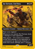 Far Fortune, End Boss (DFT-480) - Aetherdrift Foil