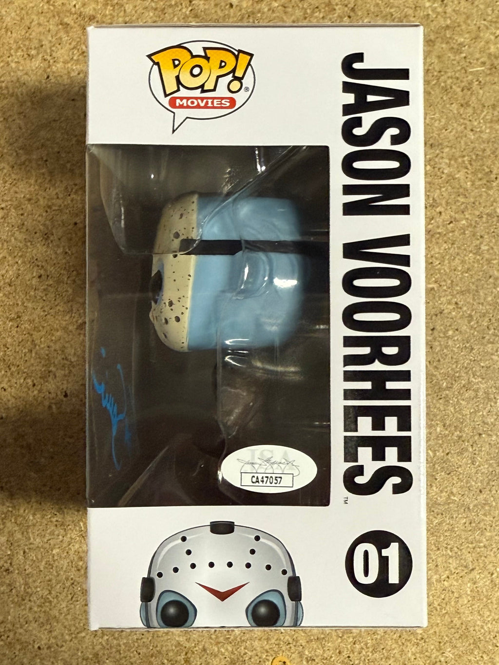 Tom Savini Signed Jason Voorhees Friday The 13th Funko Pop! #01 With JSA COA