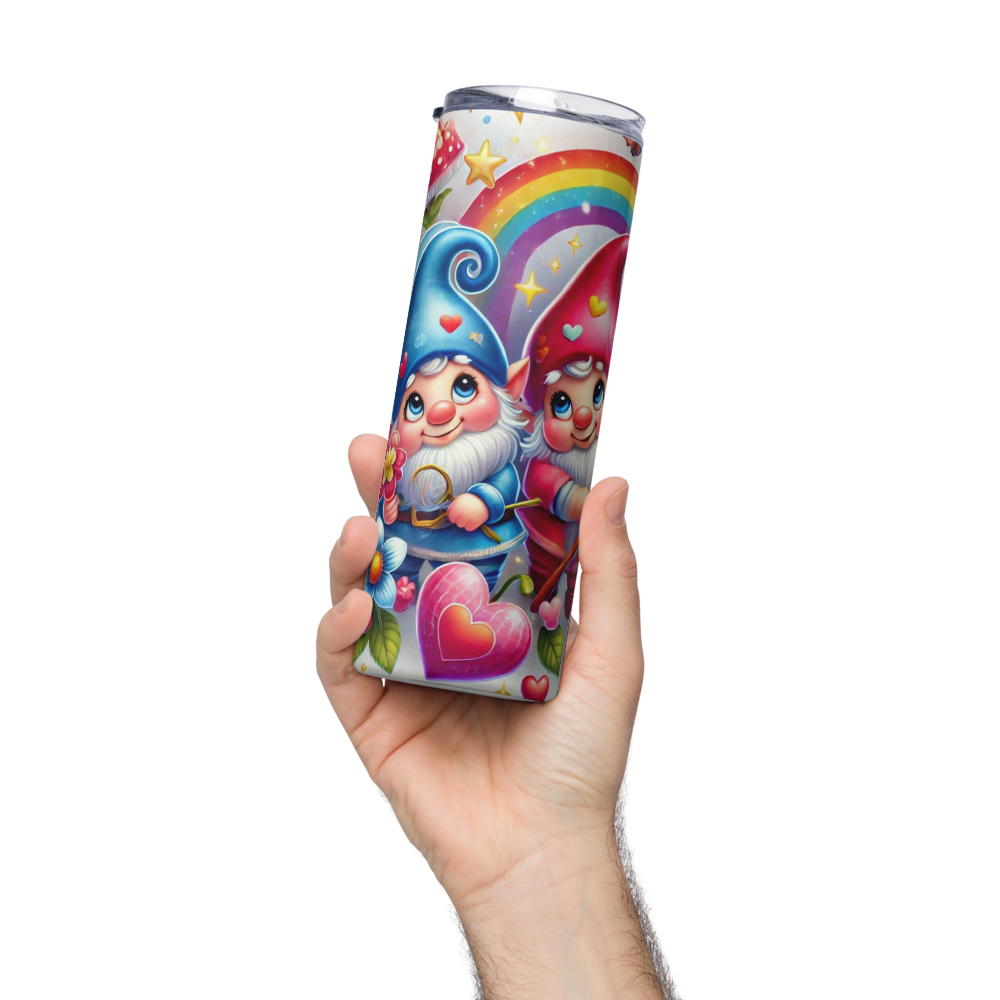 Valentine Gnomes Tumbler