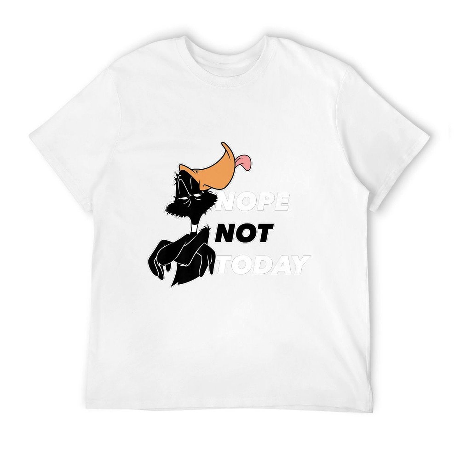 Looney Tunes Daffy Duck Nope Not Today Premium  Trendy Pattern T-Shirt
