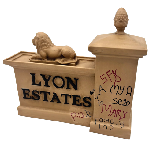 Back to the Future - Lyon Estates Gate Scaled Prop Replica