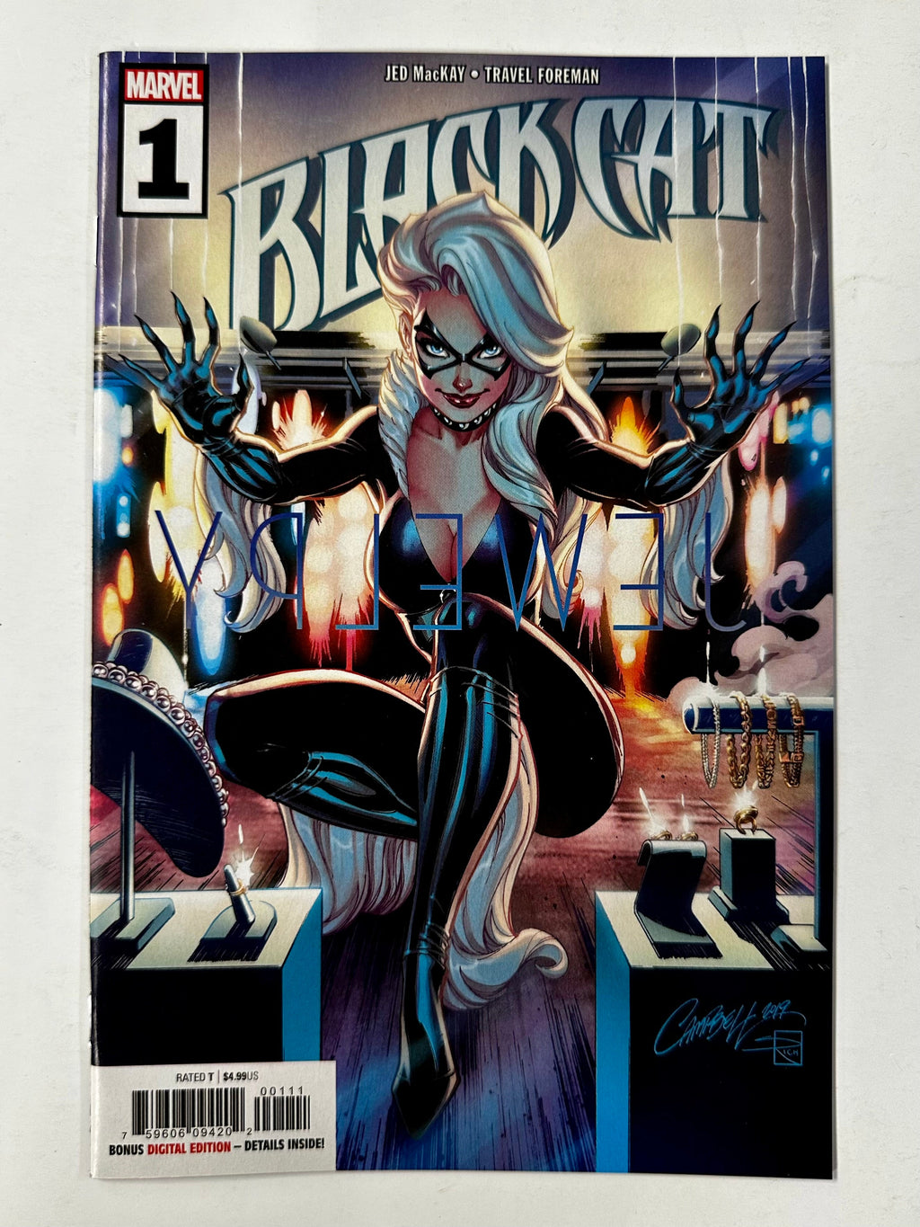Black Cat #1 J Scott Campbell Cover A Marvel Comics 2019
