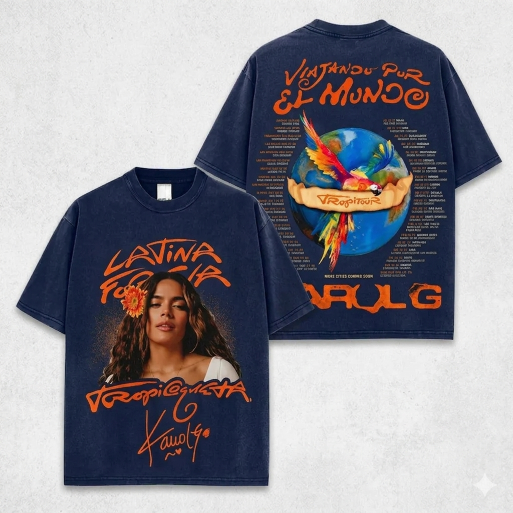 "Viajando Por El Mundo" Tropitour T-Shirt