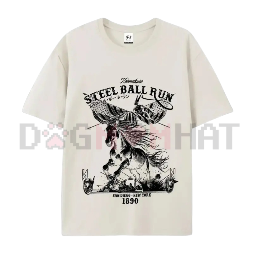 SBR "Steel Ball Run" Horse Racing T-Shirt