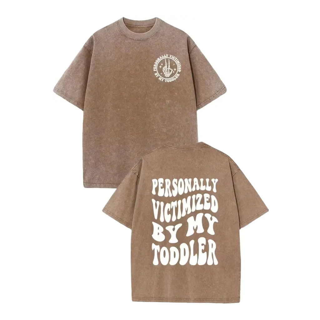 Double-Sided "Under Caffeinated & Over Stimulated" T-Shirt
