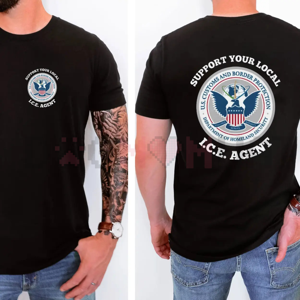 "Support Your Local ICE Agent" Professional Tee
