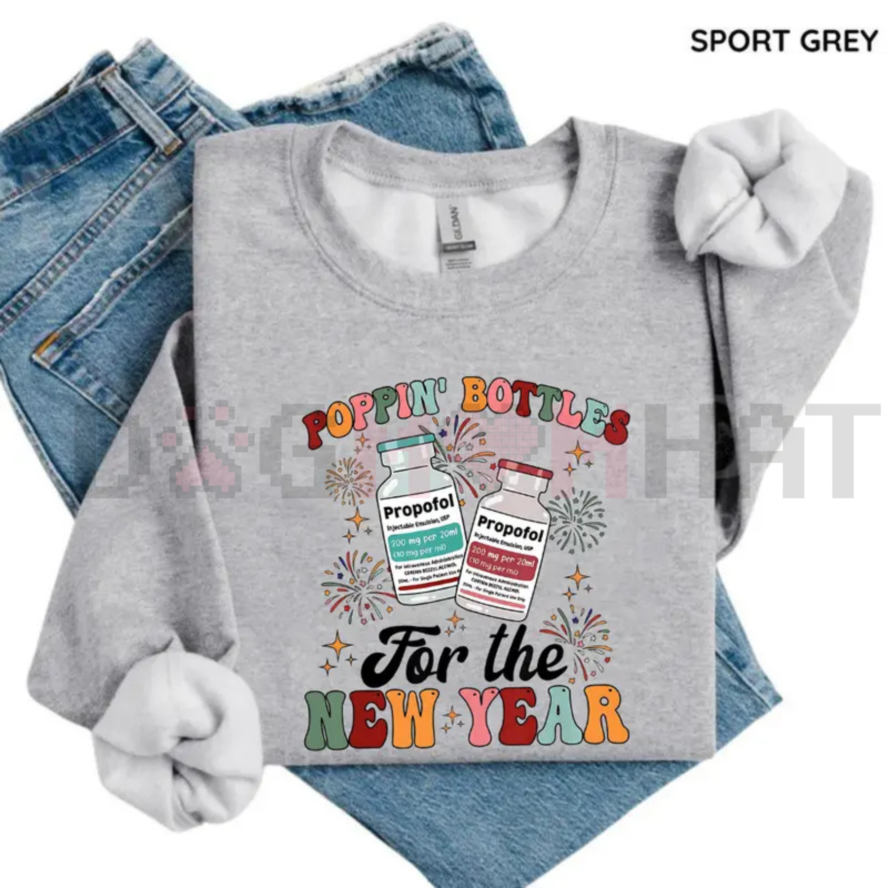ICU Nurse New Year 2026 Sweatshirt