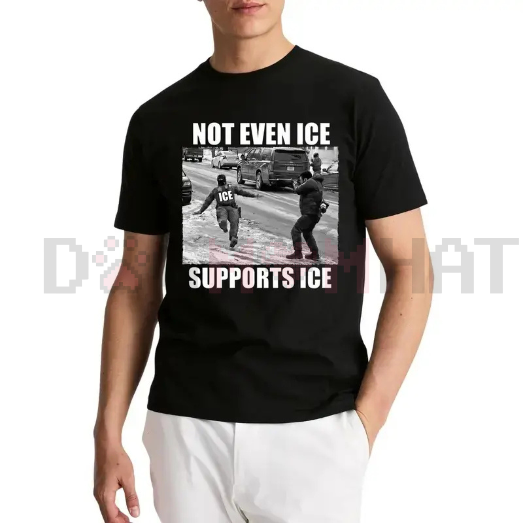 "Not Even Ice Supports ICE" Political Tee