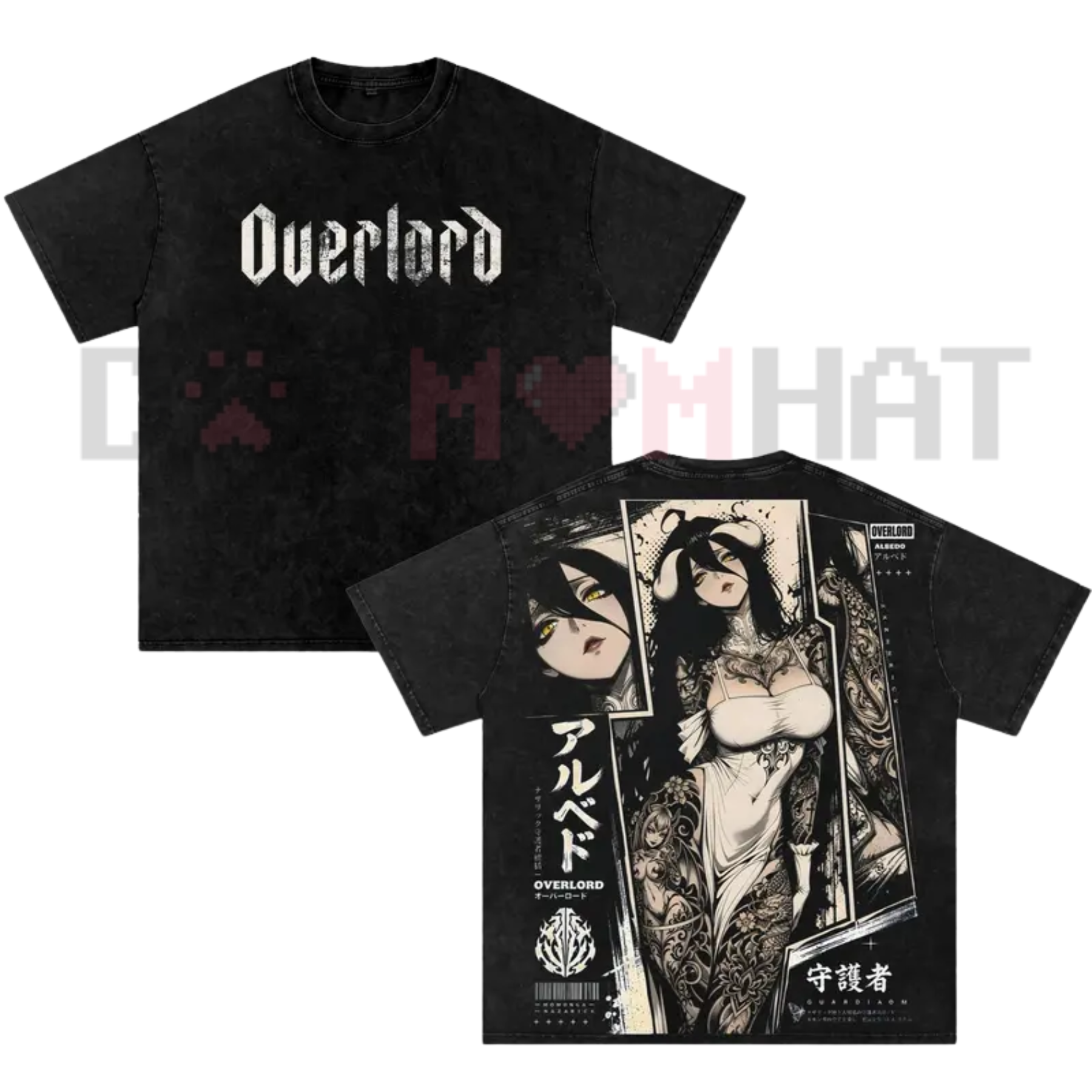 Albedo Overlord "Double-Printed" Vintage Washed T-Shirt