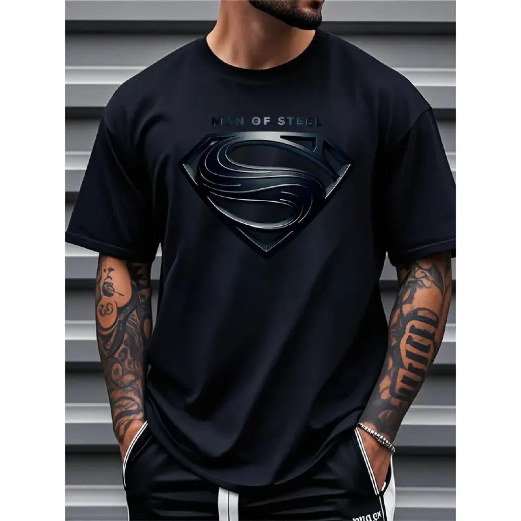 Justice League Men's Plus Size Casual T-Shirt – Iconic DC Comics Graphic Tee, Premium 100% Cotton Big & Tall Superhero Top, Made in USA