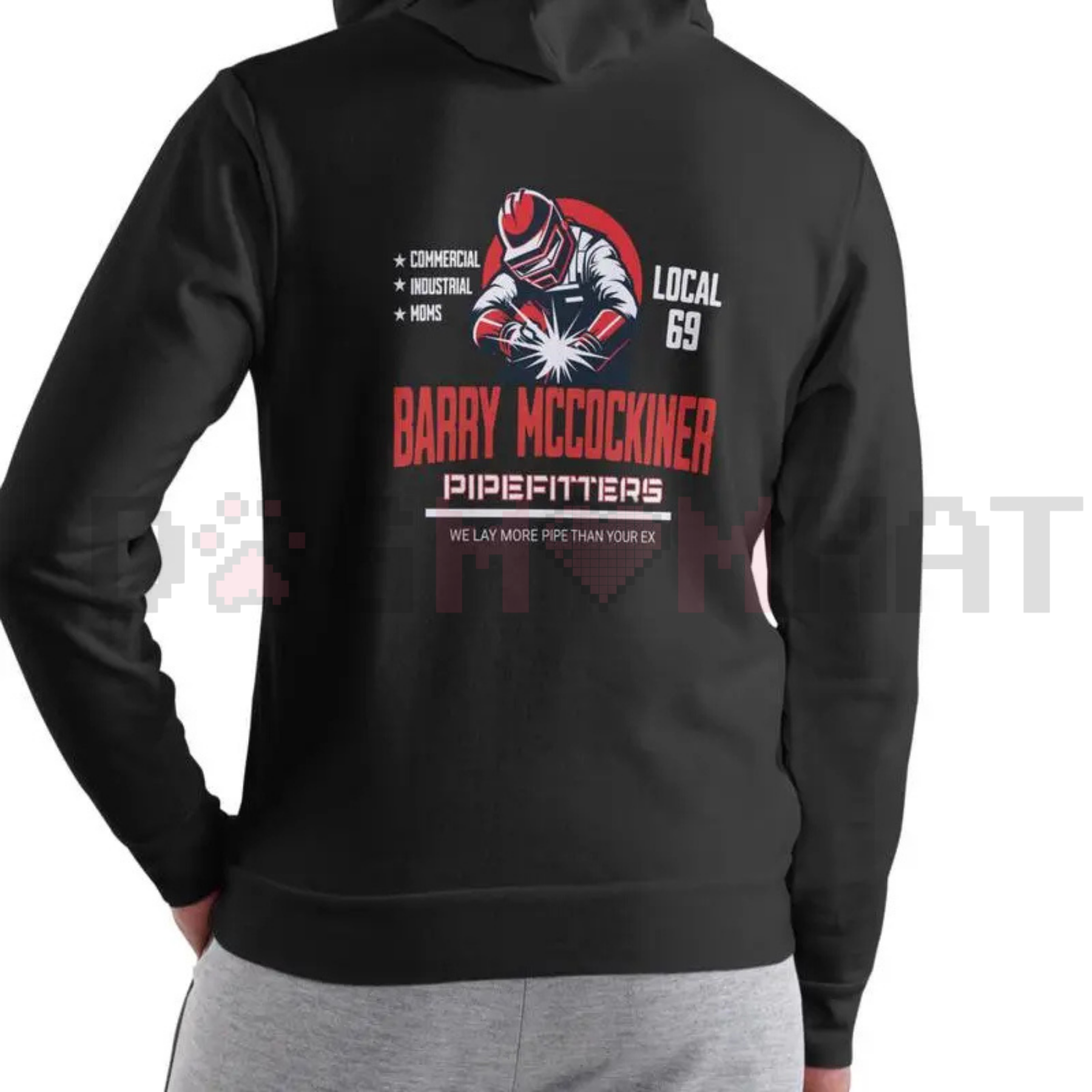Barry McCockiner Pipefitters Local 69 Hoodie