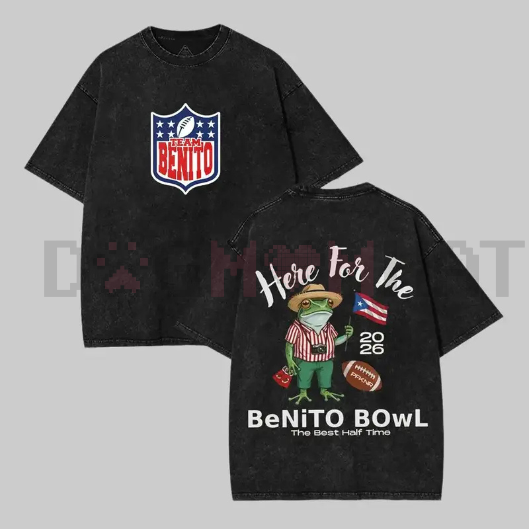 "Team Benito" Vintage Washed Graphic Tee