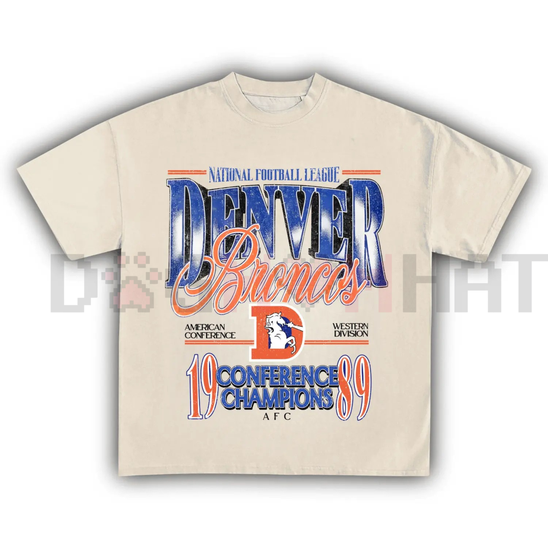 Vintage Denver Football Graphic T-Shirt