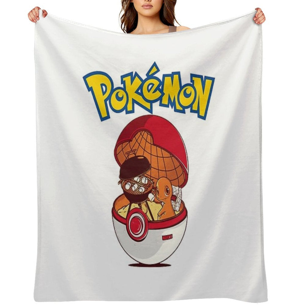 Red Ball Throw Blanket
