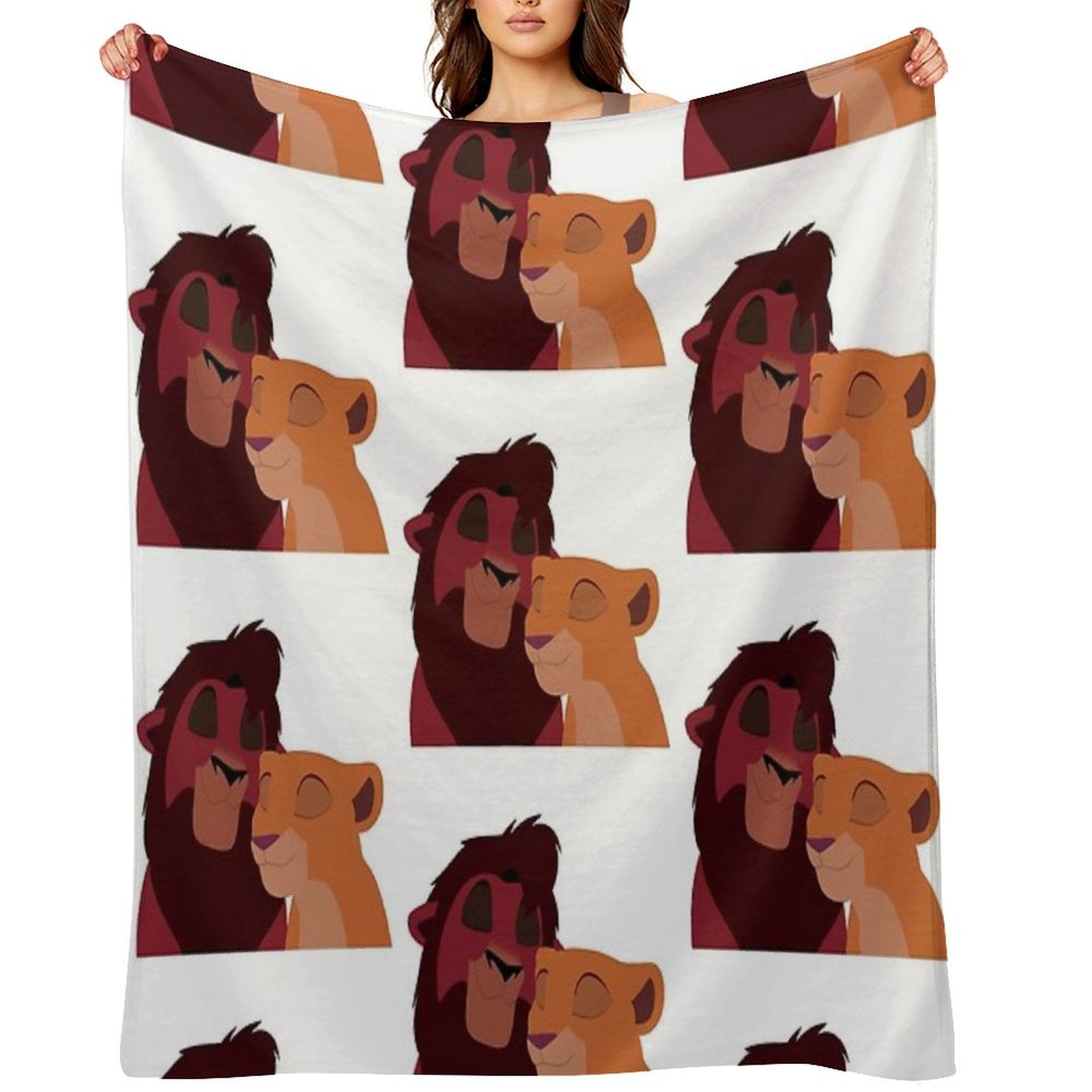 Kovu And Kiara Throw Blanket