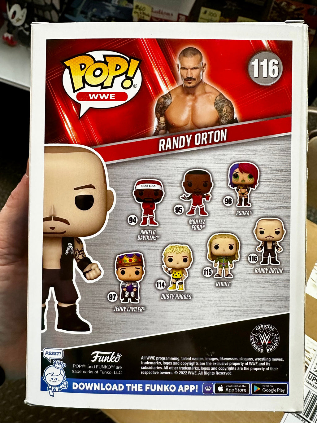 Funko Pop! WWE Randy Orton #116 Wrestling 2022 RKBro The Viper Legend Killer