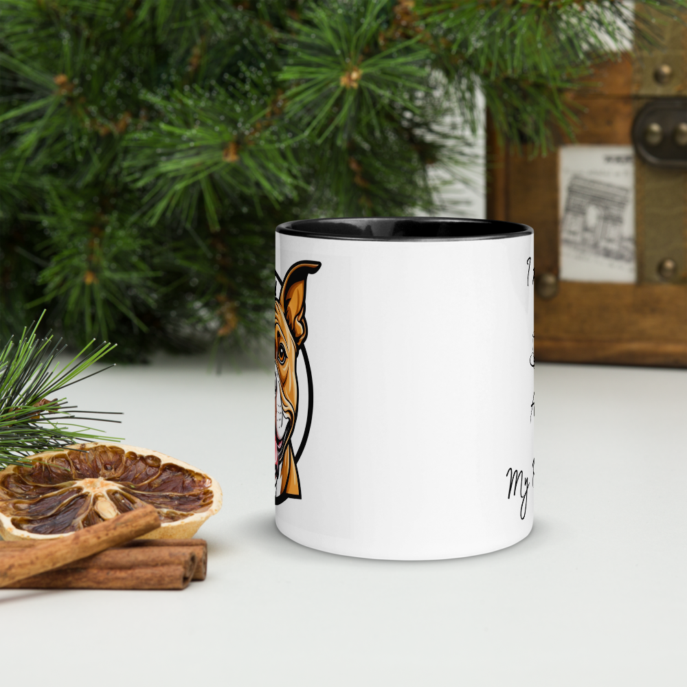 Loves Pitbull & Coffee - Colored Mug