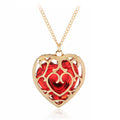 Legend Of Zelda Hollow Heart Crystal Necklaces
