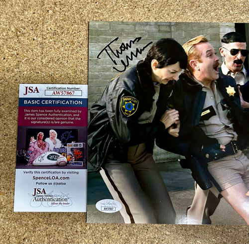 Actor Thomas Lennon Signed Lieutenant Jim Dangle Reno 911 8x10 Photo W/ JSA COA