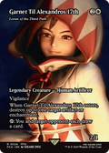 Garnet Til Alexandros 17th - Loran of the Third Path (Showcase) (FCA-024) - FINAL FANTASY: Through the Ages / Garnet Til Alexandros 17th (Borderless) Foil