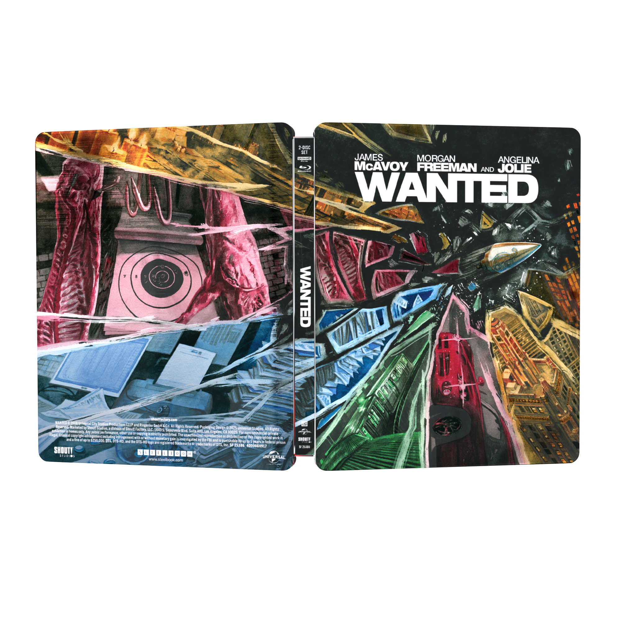 Wanted - Steelbook [4K Ultra HD + Blu-ray]