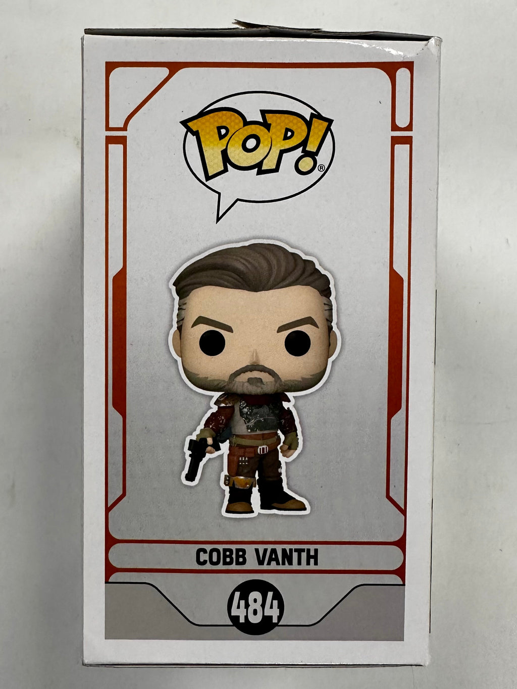 Funko Pop! Star Wars Cobb Vanth Unmasked Chase #484 The Mandalorian 2021 (Box Dmg)