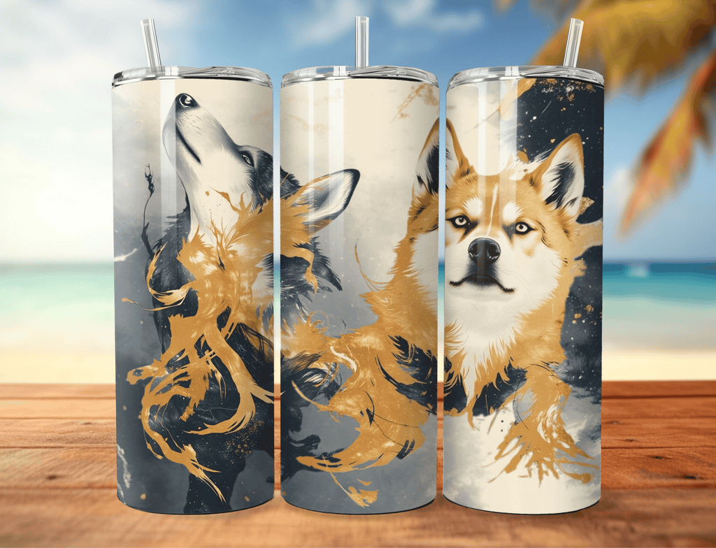 Syberian Husky Tumbler