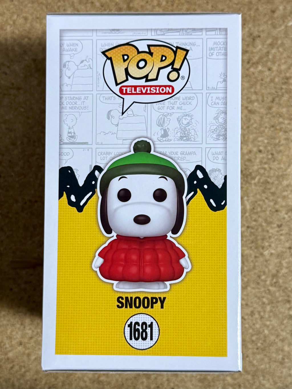 Funko Pop! Television Snoopy With Red Jacket #1681 Peanuts 2024 Charlie Brown