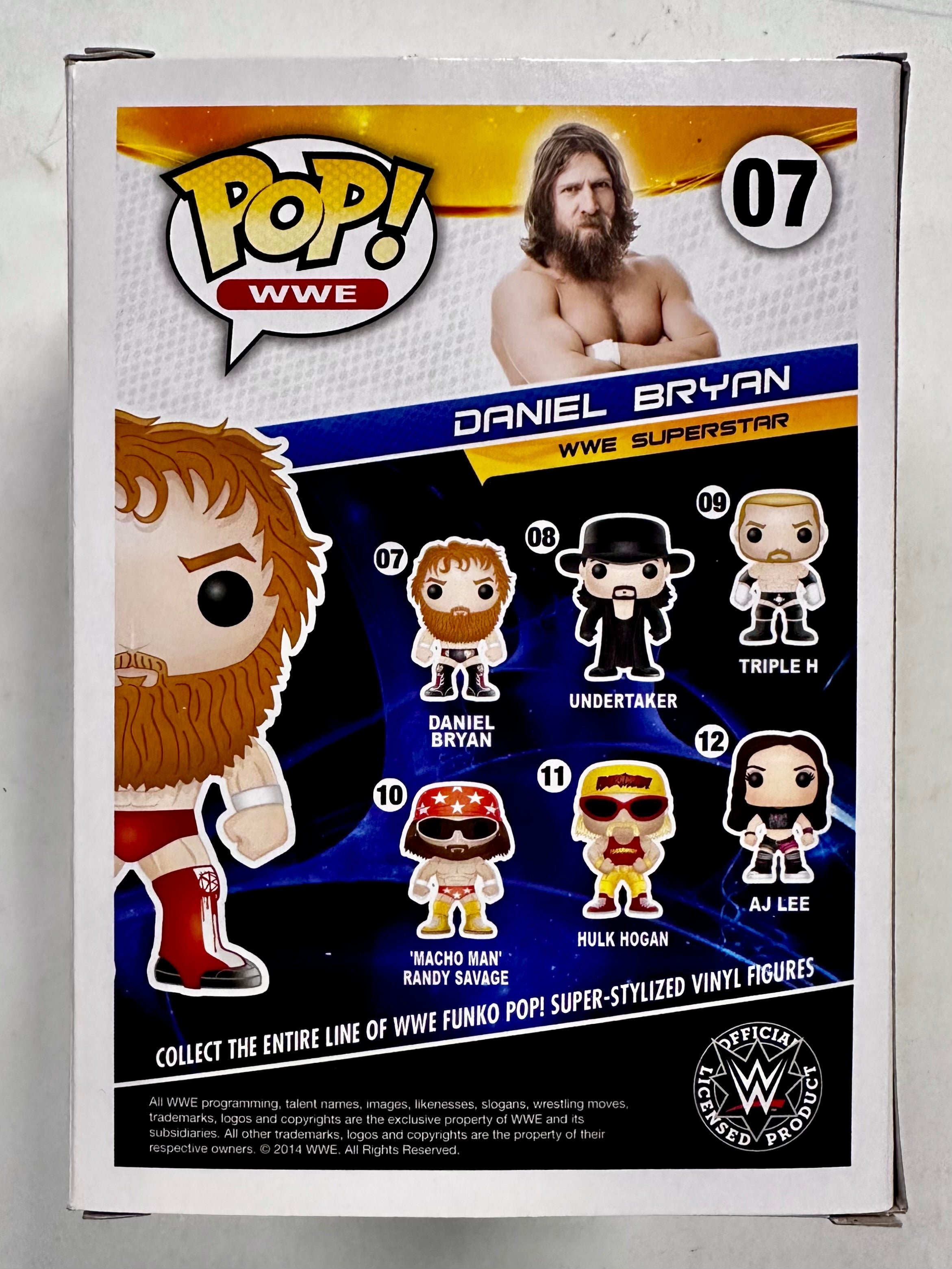 Funko Pop! WWE Daniel Bryan (Red) #07 Wrestling Vaulted 2014 Danielson Exclusive