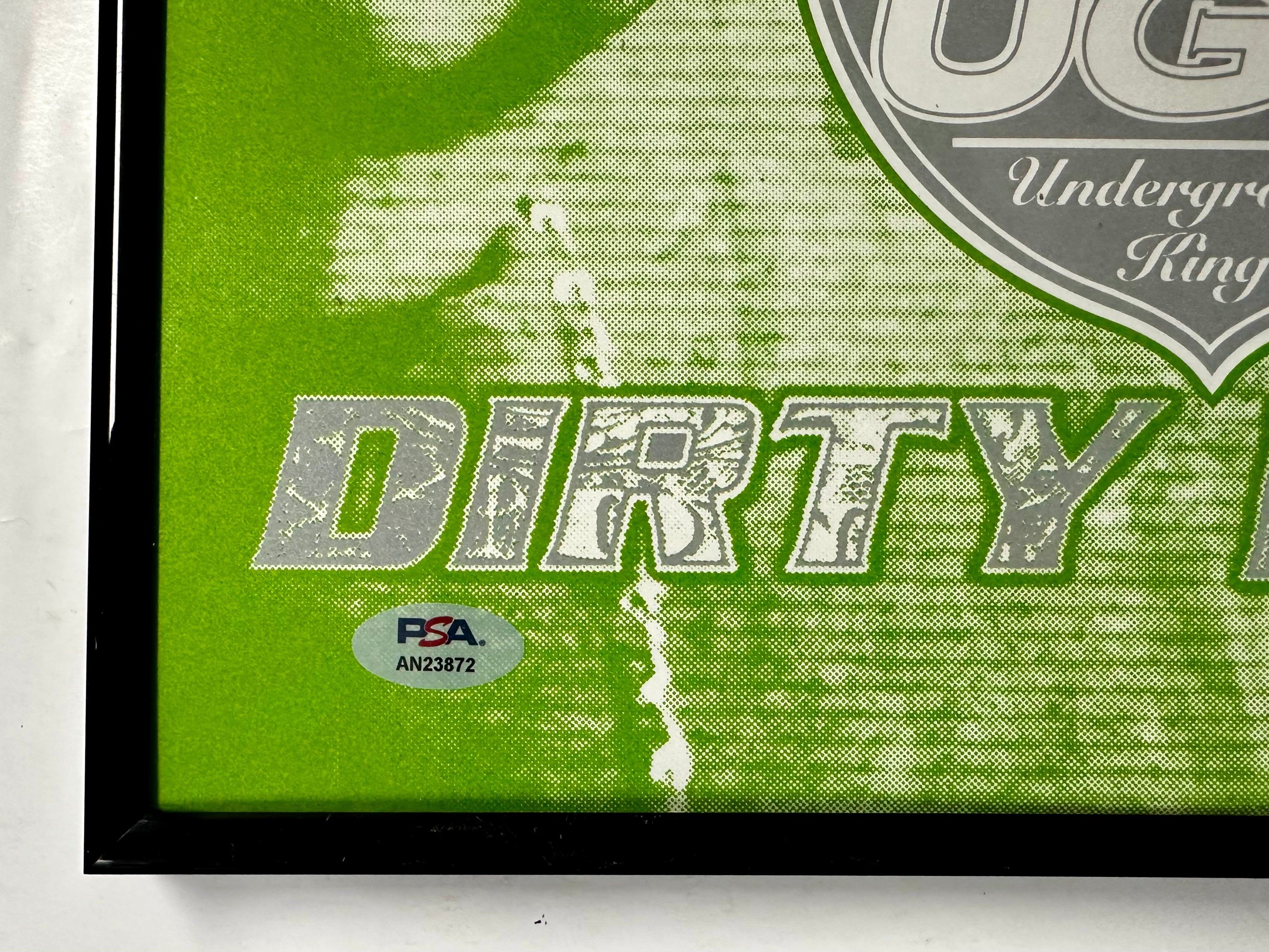 Bun B Autographed Signed & Framed UGK Dirty Money Vinyl With PSA/DNA COA Choppin