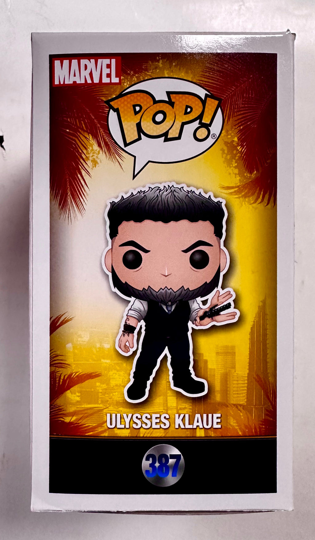 Andy Serkis Signed Marvel Ulysses Klaue 2018 Vaulted Funko Pop! #387 JSA COA