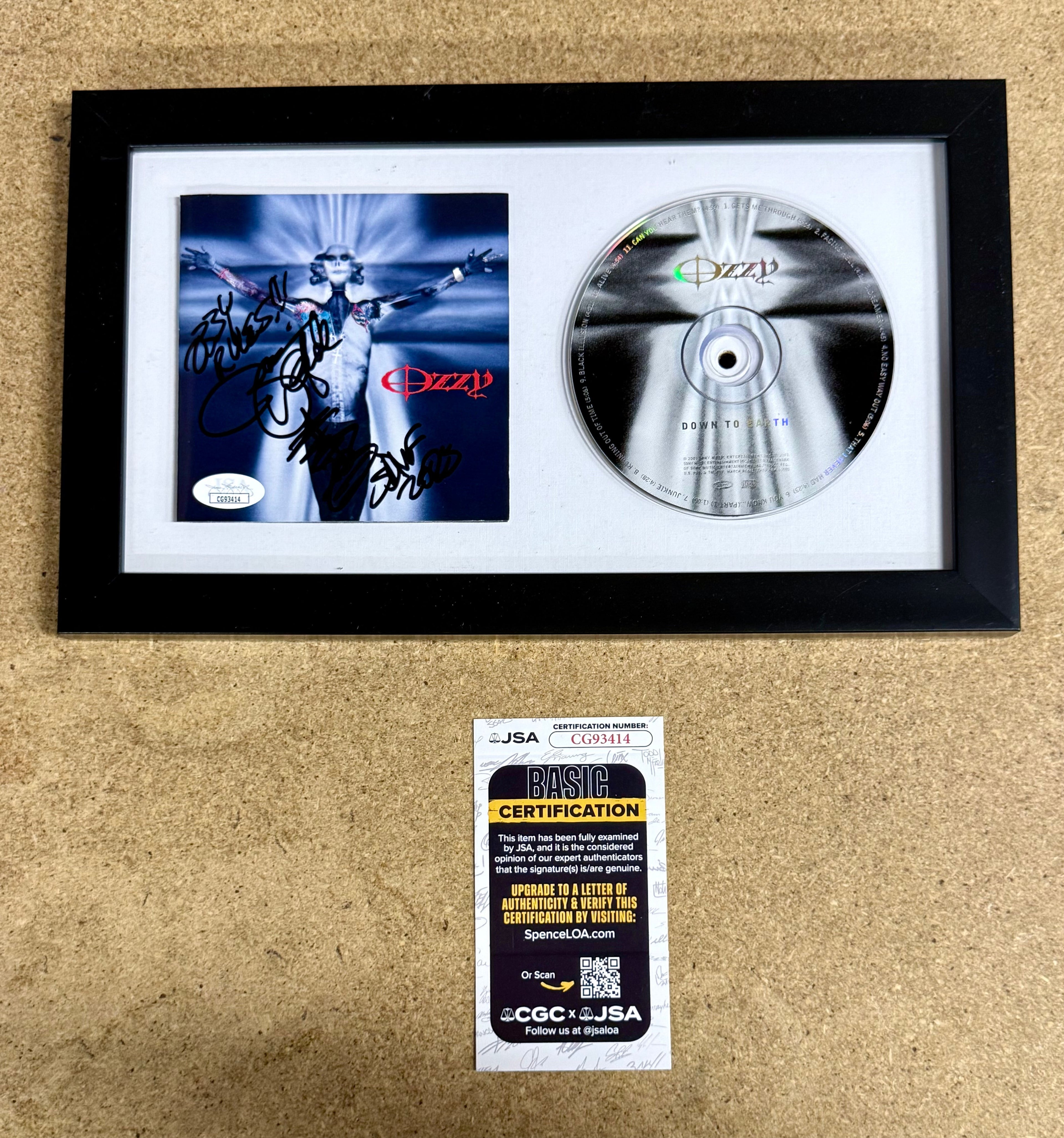 Pantera Phil Anselmo & Rex Brown Signed “Reinventing The Steel” Framed CD With JSA COA